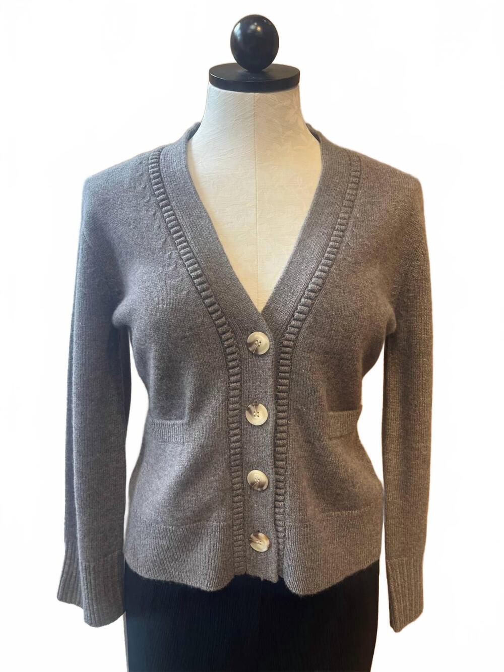 NEW ALASHAN CASHMERE women's nichole cardigan in saddle